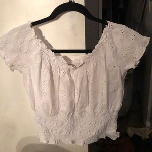 White Crop Top